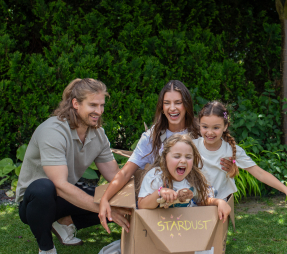 Family outdoors